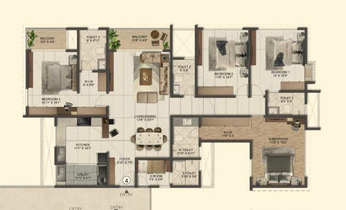 Sumadhura Solace Floorplan 2